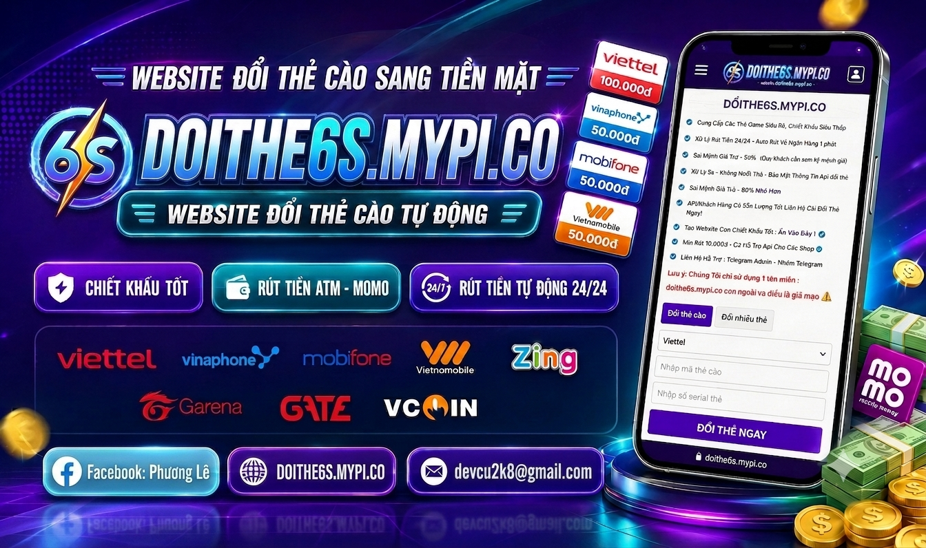  Tích Hợp API Tự Động Cho Các Shop Game, Web Sub v.vv Giá Tốt